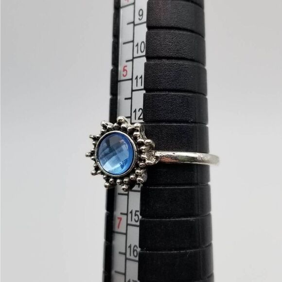 Sapphire galaxy rising sun ring size 6‎ R145 - Picture 3 of 4